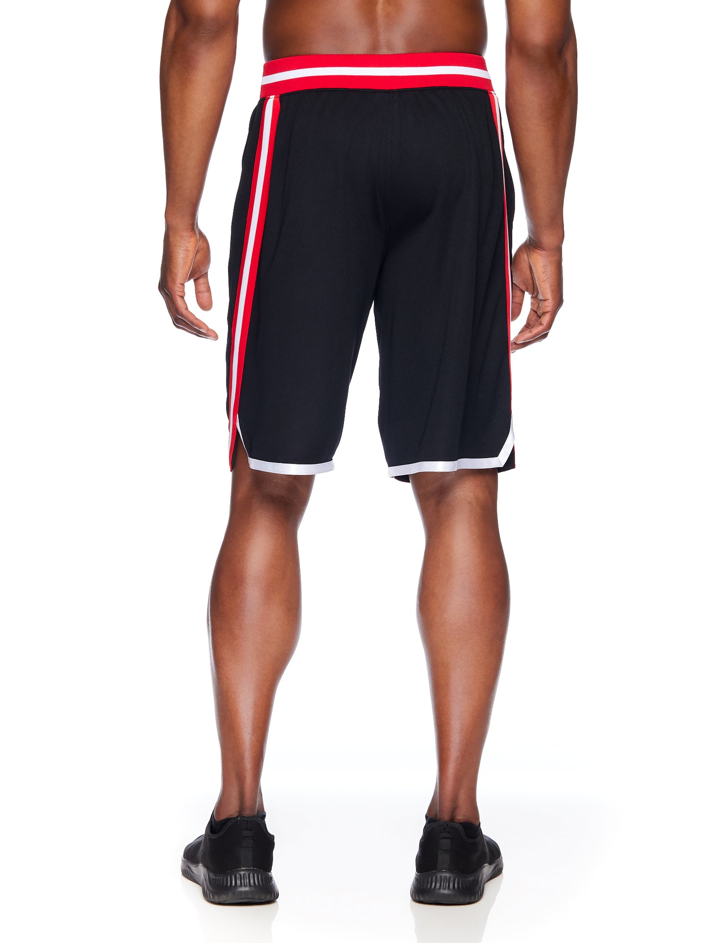 And1 Men's and Big Men's Sideline Shorts, up to Size 5XL (Black)