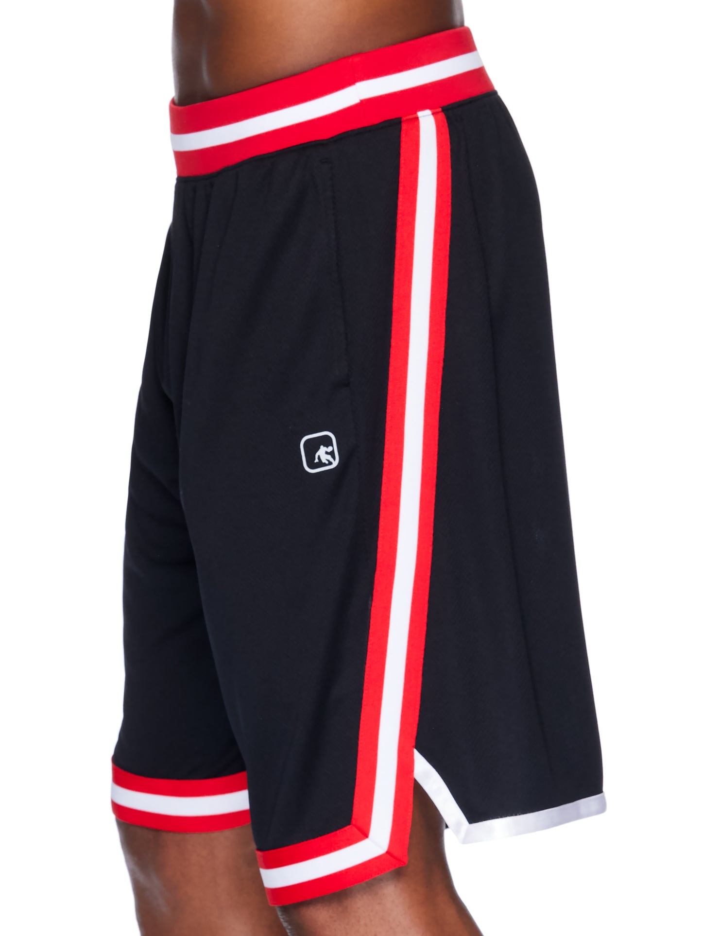 And1 Men's and Big Men's Sideline Shorts, up to Size 5XL (Black)