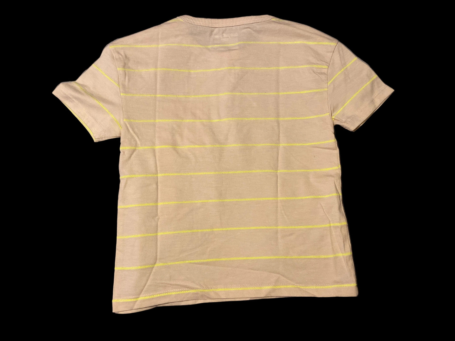 Boys' Short Sleeve Textured Striped T-Shirt - Cat & Jack™ Yellow XS