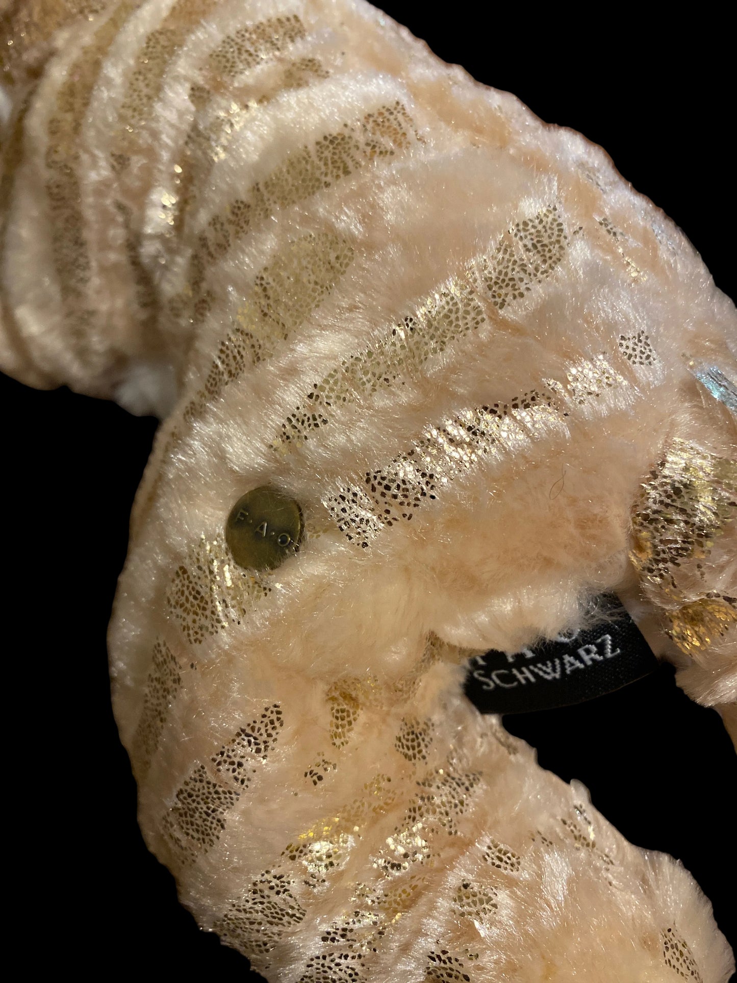 FAO Schwarz Lying Tiger 15" Stuffed Animal - Gold Edition - Adopt A Pets