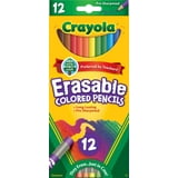 Crayola Erasable Colored Pencils, 12 Ct, School Supplies for Kids and Teachers, Classroom Supplies, Gift