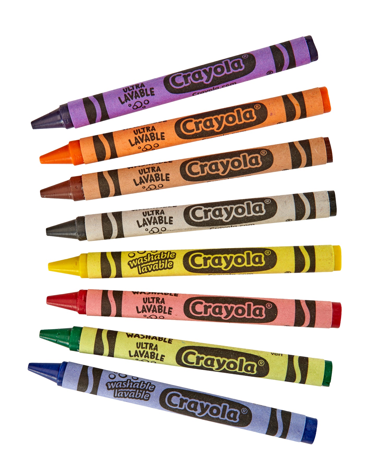 Crayola Ultra-Clean Washable Crayons, 24 Ct, Back to School Supplies for Kids, Art Supplies