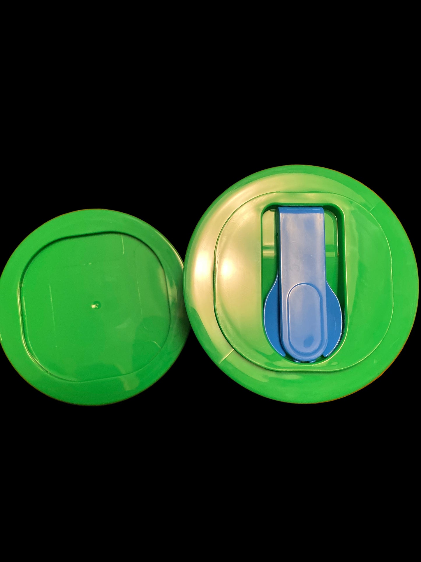 Tabitha Brown Travel Snack Cup with Utensils - Blue