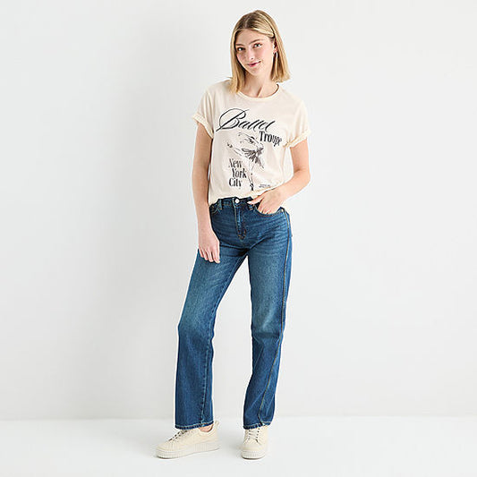 Women's NYC Ballet Short Sleeve Graphic T-Shirt - Whisper White - XL