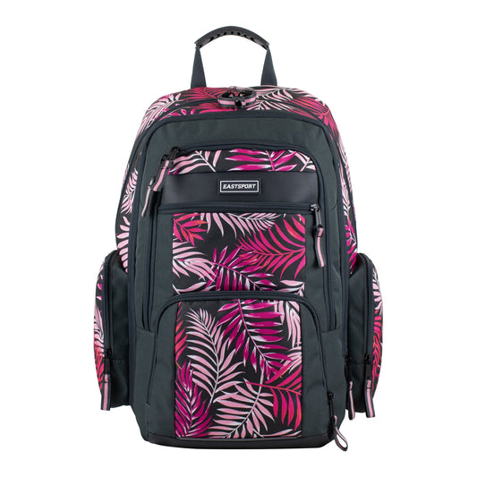 Eastsport Unisex Recycled Expandable Raptor Backpack, Pink Palm