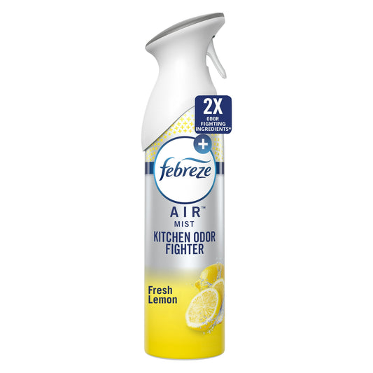 Febreze Air Effects Kitchen Odor Fighter Air Freshener Fresh Lemon Scent, 8.8 oz
