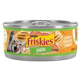 Purina Friskies Wet Cat Food Liver and Chicken Dinner Pate, 5.5 oz Can