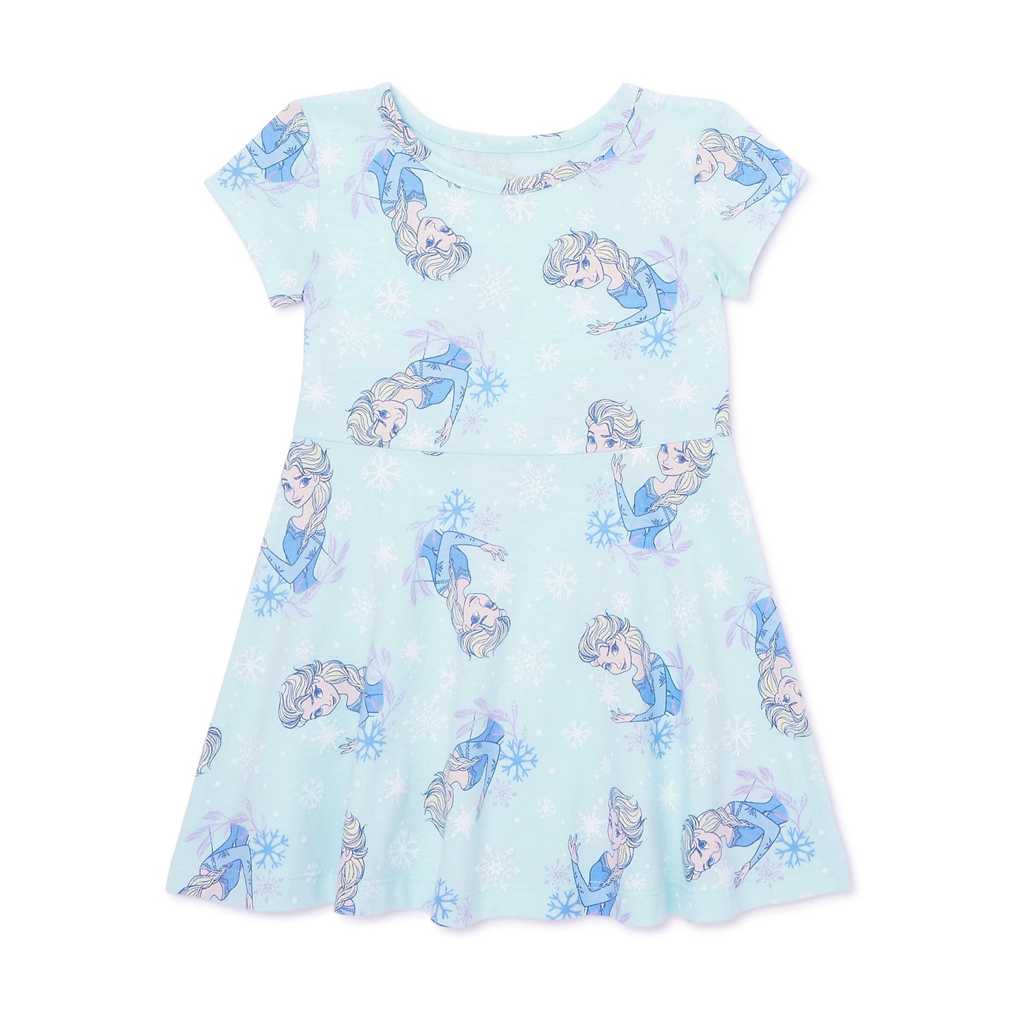 Frozen Toddler Girl Print Skater Dress