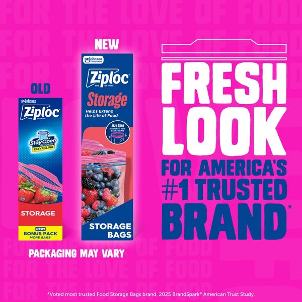 Ziploc Storage Gallon Bags 42 Count