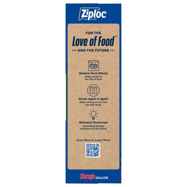 Ziploc Storage Gallon Bags 81 Count
