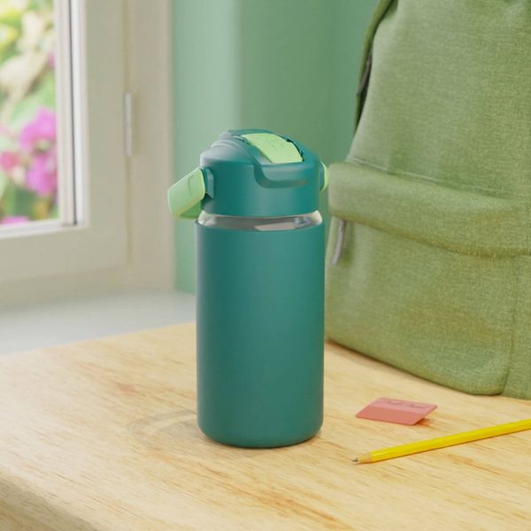 Zak Designs 16 fl oz Polypropylene Bottle with Silicone Sleeve - Green