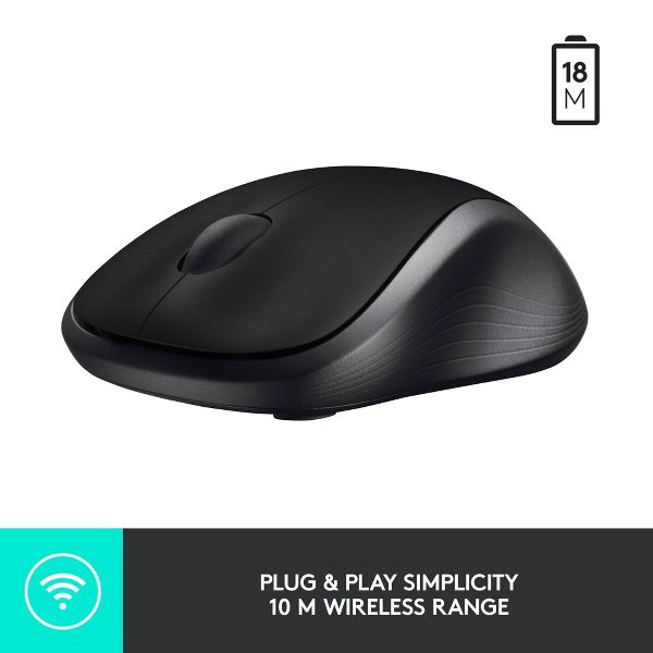 Logitech M310 Mouse - Black