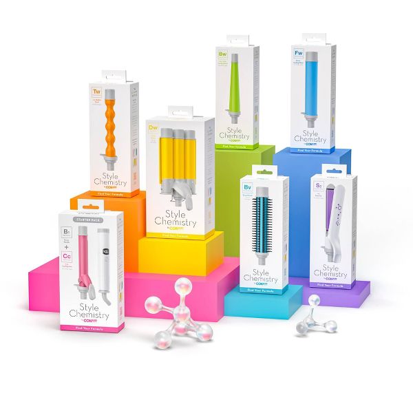Conair Style Chemistry Flat Iron Attachment For Use With Style Chemistry Starter Kit Power Handle - 1"