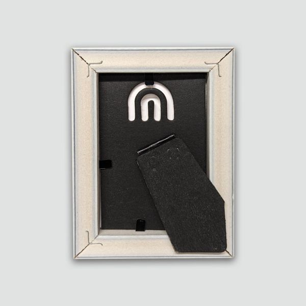 Harbortown 4pk 2"x3" Soft Linear Profile Mini Picture Frames - Matte White