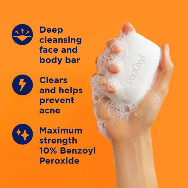 PanOxyl 10% Benzyol Peroxide Acne Cleansing Bar - 1.5oz
