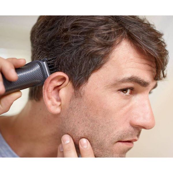 Philips Norelco Series 3000 Multigroom All-in-One Men's Rechargeable Electric Trimmer with 13 Attachments - MG3740/40