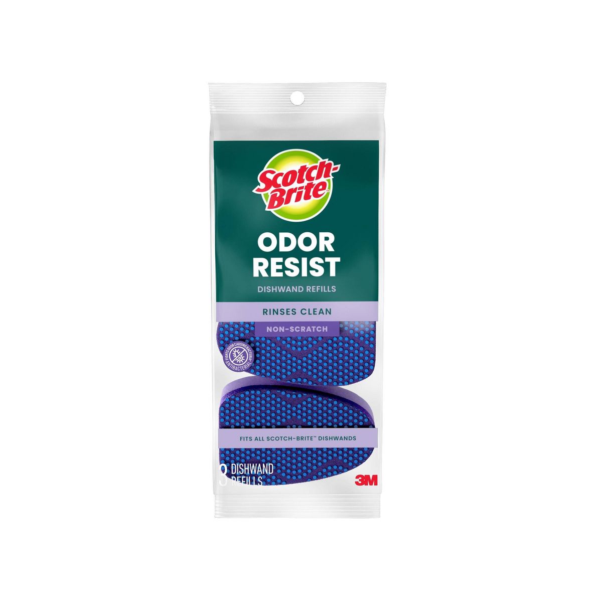 Scotch-Brite Scrub Dots Non-Scratch Dishwand Refill - Unscented - 3ct