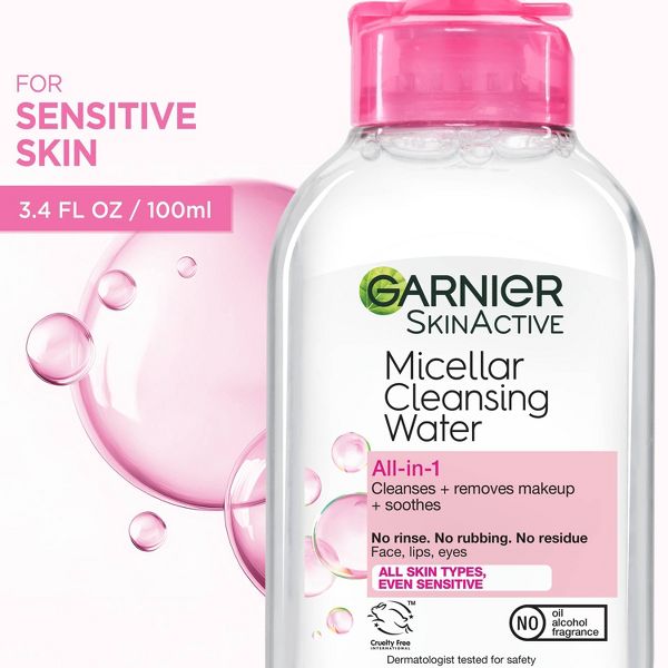 Garnier Micellar Water Hydrating Facial Cleanser & Makeup Remover - 3.4 oz - Basic Cleansing