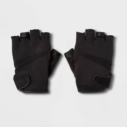 Men's Strength Training Gloves Black M - All In Motion™: Neoprene, Weightlifting