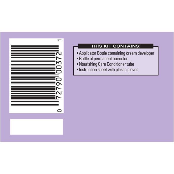 Dark and Lovely Fade Resist Rich Conditioning Hair Color - 372 Natural Black