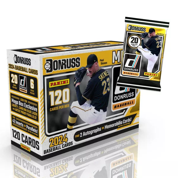 2024 Panini Donruss Baseball Trading Card Mega Box