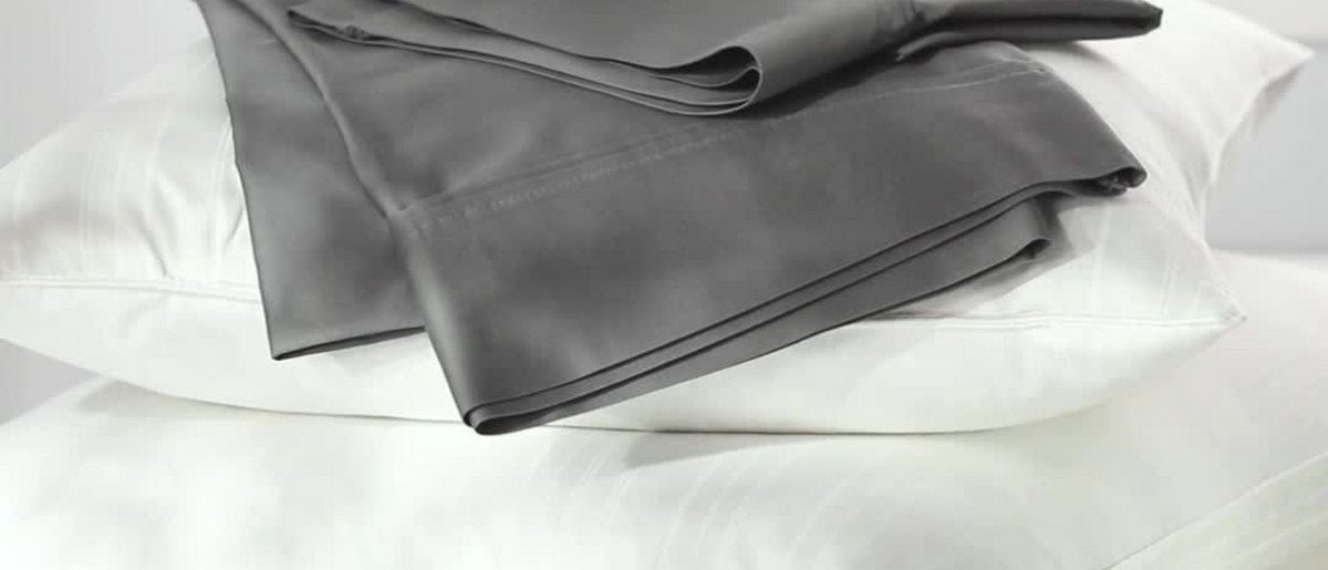 400 Thread Count Solid Performance Pillowcase Set - King - Dark Gray - Threshold™