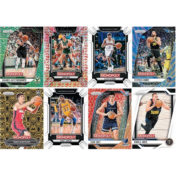 Monopoly Panini Prizm: 2024-25 NBA Basketball Trading Cards Booster Box