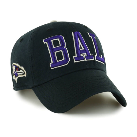 NFL Baltimore Ravens Clique Hat: Team Logo Adjustable Baseball Cap