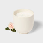 2 Wick Ceramic Jar Candle Peony and Freesia 13.5oz - Room Essentials™