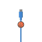 GEMS 3' 'Basketball' Novelty USB-C Cables - Basketball