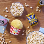 BARK Barkbuster Movie Night Buttered Chompcorn Dog Food Shaped Plush Toy - XS-M (0-50 lb.)