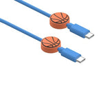 GEMS 3' 'Basketball' Novelty USB-C Cables - Basketball