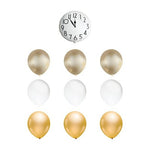 14" New Years Eve Foil and Latex Balloon Pack - Spritz