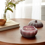 2 Wick Pumpkin Glass Sea Salt and Spice Jar Candle 5oz - Threshold