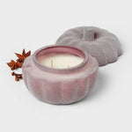 2 Wick Pumpkin Glass Sea Salt and Spice Jar Candle 5oz - Threshold