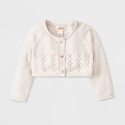 Baby Cardigan - Cat & Jack™ Cream 0-3M