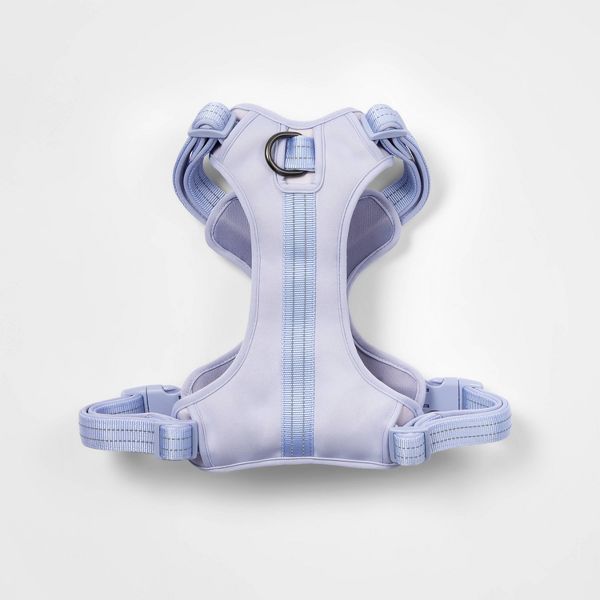 Reflective + Comfort Adjustable Dog Harness - Lilac - Size L - Boots & Barkley™