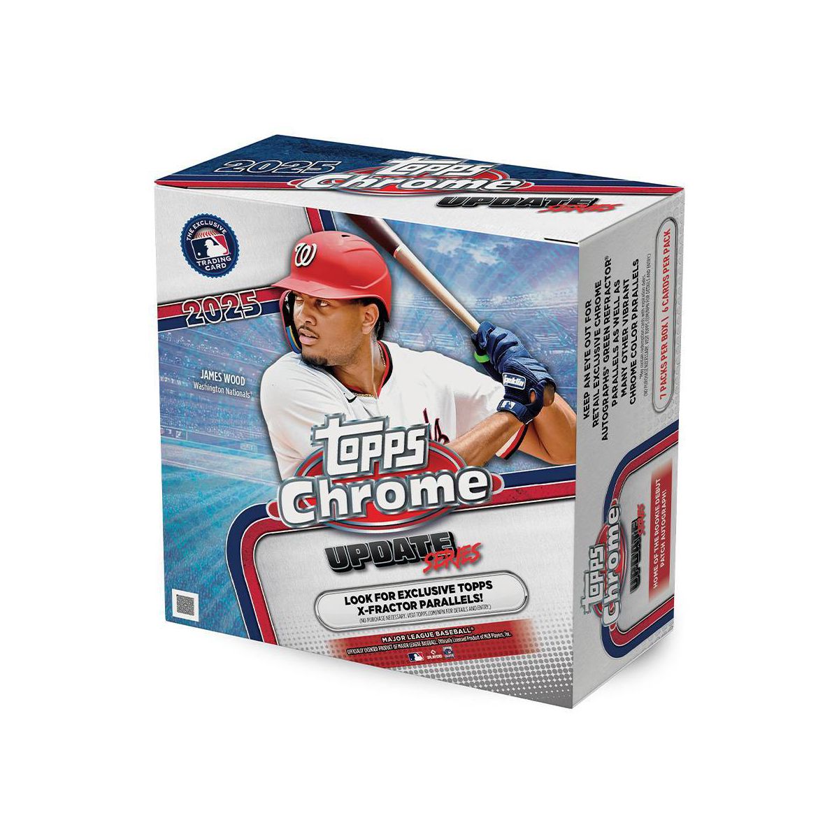 2025 Topps MLB Chrome Updates Baseball Trading Card Mega Box