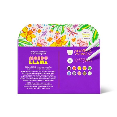 10ct Dual Tip Washable Marker Set - Mondo Llama™