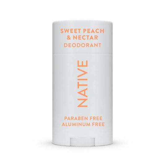 Native Solid Deodorant for Women & Men - Sweet Peach & Nectar - Aluminum-Free 2.65oz