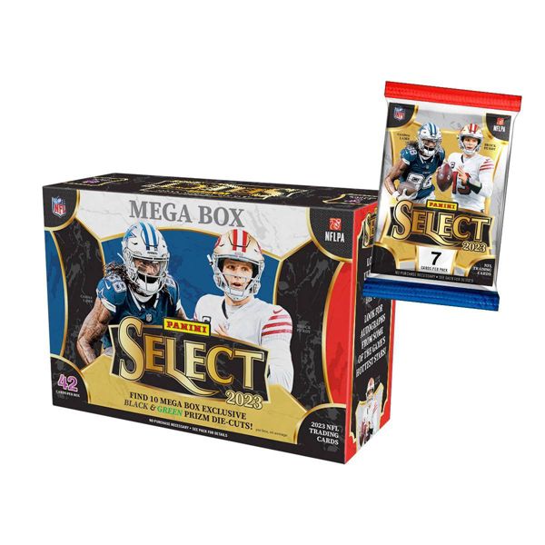 2023 NFL Select Football Mega Box Trading Cards