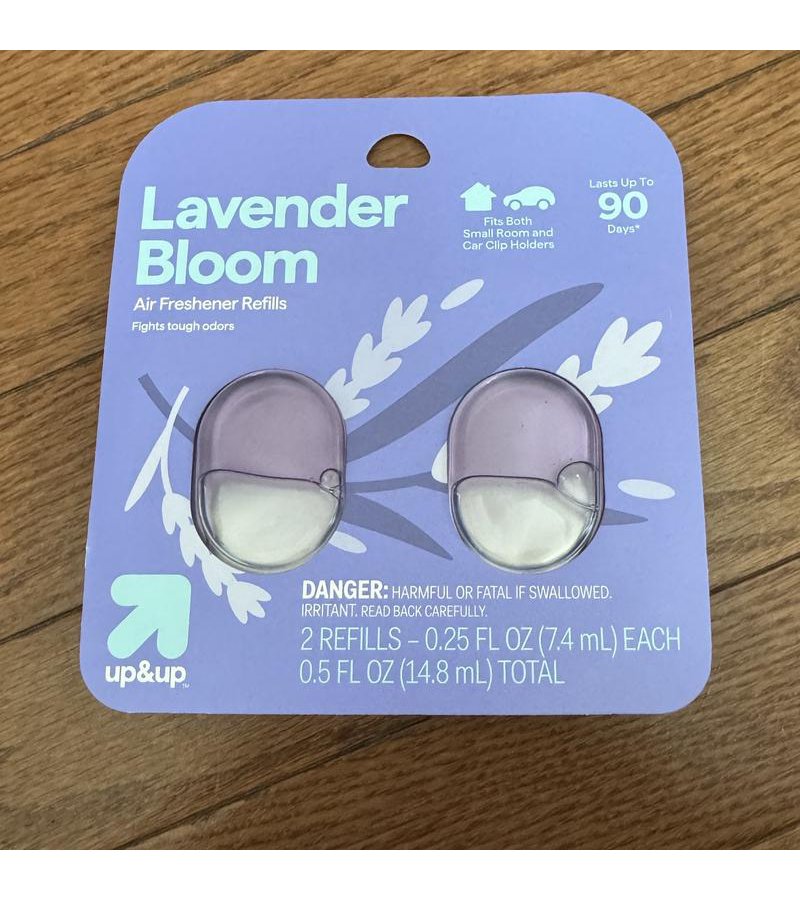 Small Room and Car Clip Refills - Lavender Bloom - 0.5oz/2ct - up&up™