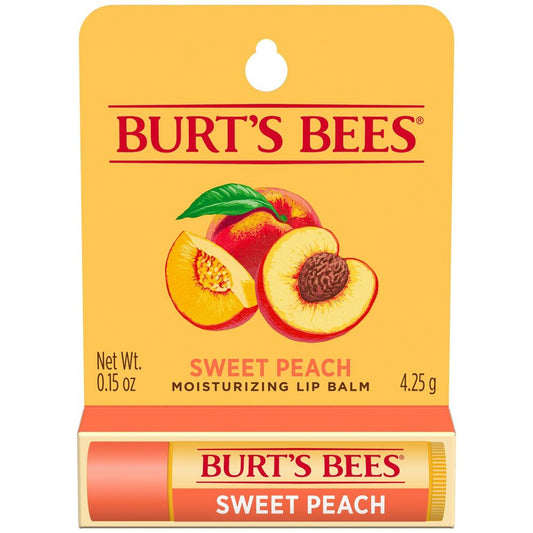 Burt's Bees Lip Balm Sweet Peach Blister Box - 0.15oz