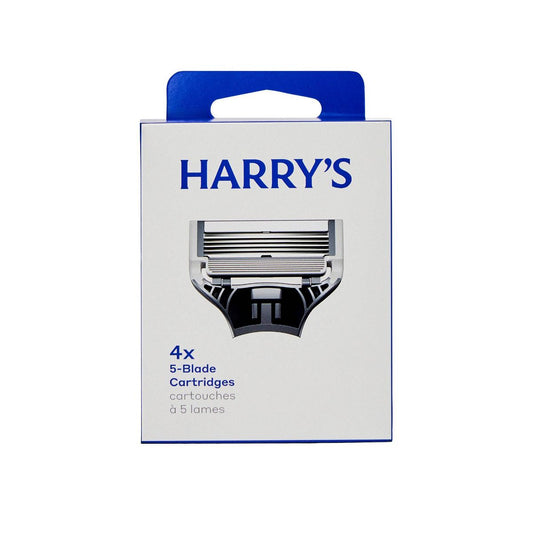 Harry's 5-Blade Men's Razor Blade Refills - 4pk - Compatible with All Harry's and Flamingo Razors