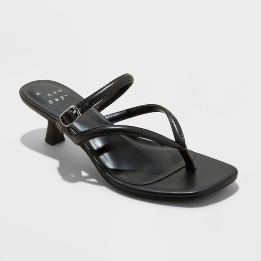 Women's Sayler Thong Heels - A New Day™ Size 8