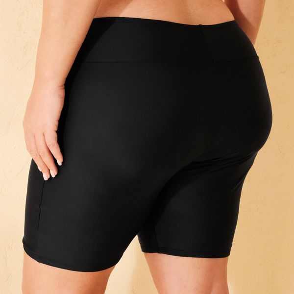 Women's Swim Bike Shorts - Shade & Shore™ Black X (14-16)
