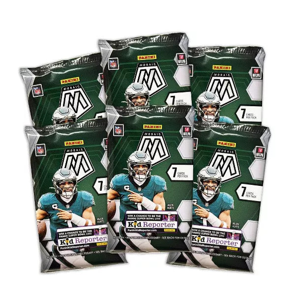 2023 NFL Panini Mosaic Football Trading Card Mega Box