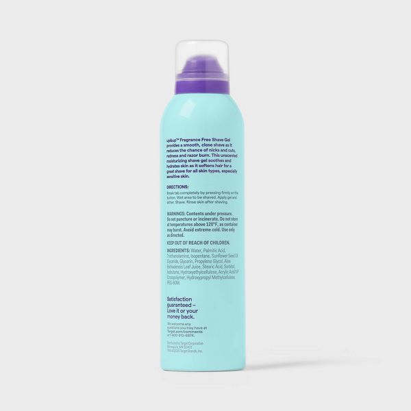 Women's Sensitive Skin Shave Gel - Unscented - 7oz - up&up™