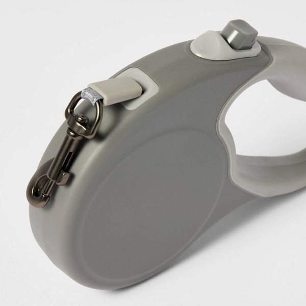 Retractable Dog Leash - S - Gray - Boots & Barkley™