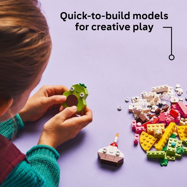 LEGO Classic Creative Food Friends Building Toy, Pretend Play Food 11039